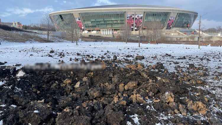 Последствия удара по центру Донецка