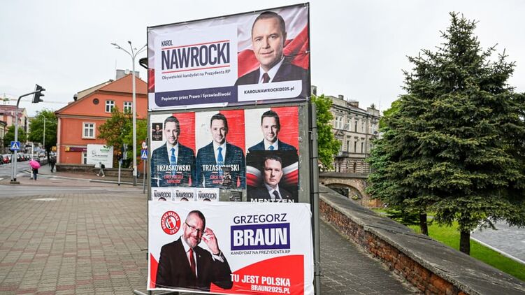 Основна боротьба на виборах у Польщі розгорнулася між мером Варшави Тшасковським та головою Інституту Нацпам'яті Навроцьким. Фото: PAP, Darek Delmanowicz