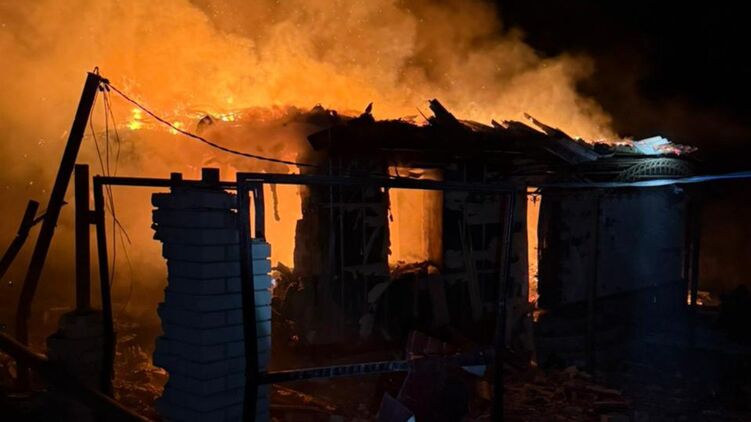 Прилет по Харьковской области в ночь на вторник