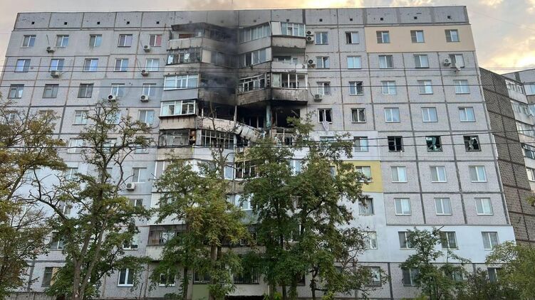 Наслідки обстрілу Херсона