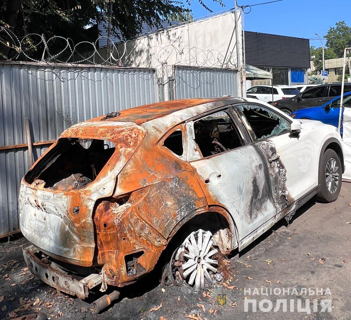 Одессит поджег гумпомощь для переселенцев