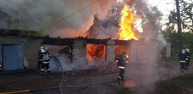 Фото обстрелов Харьковщины российскими войсками. Источник: t.me/synegubov