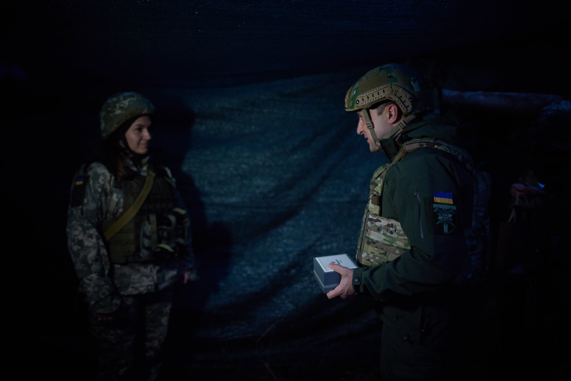 Зеленский на Донбассе 14 октября 2021 года