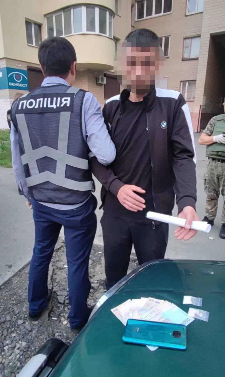 Задержанный преступник