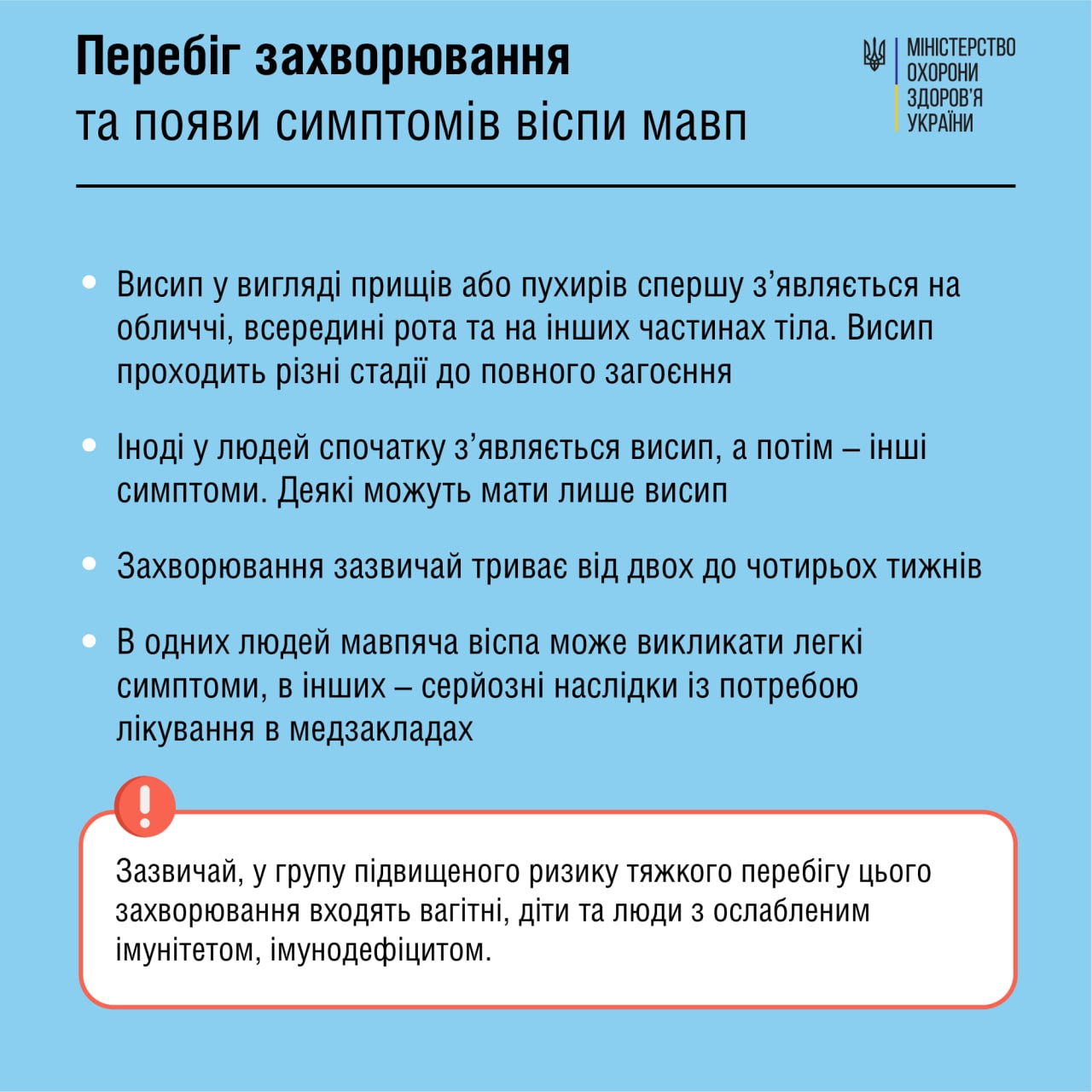 Течение заболевания оспой обезьян