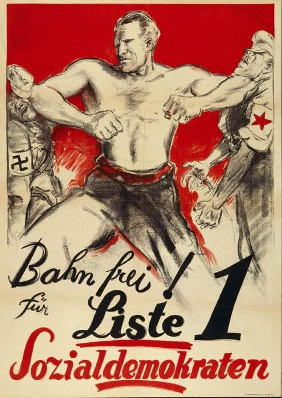 Предвыборные плакаты СДПГ в 1932 году