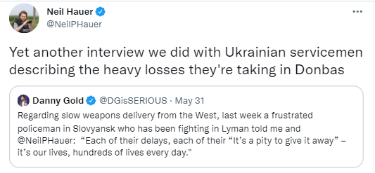 Канадский военкор Нил Хауэр сообщил, сколько военных ВСУ умирает на Донбассе