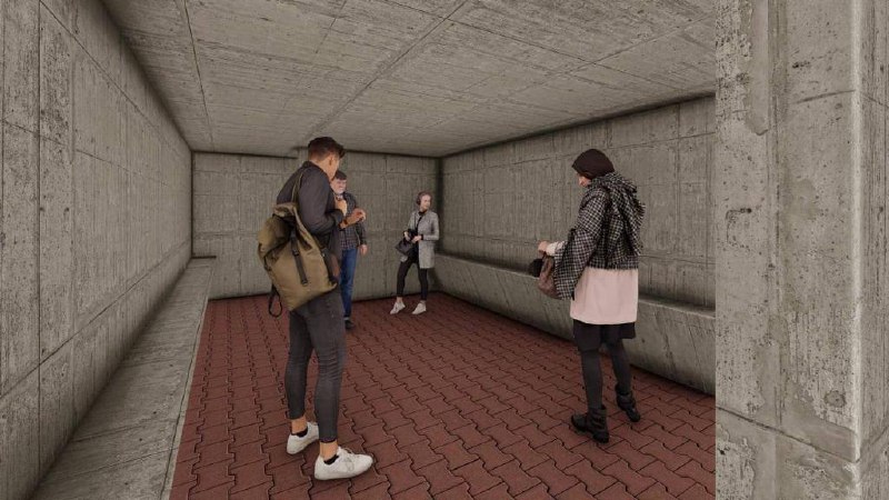 так будут выглядеть бетонные остановки