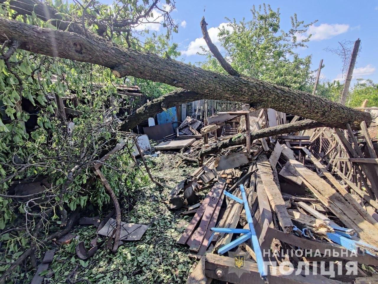 Фото последствий обстрелов в Донецкой области