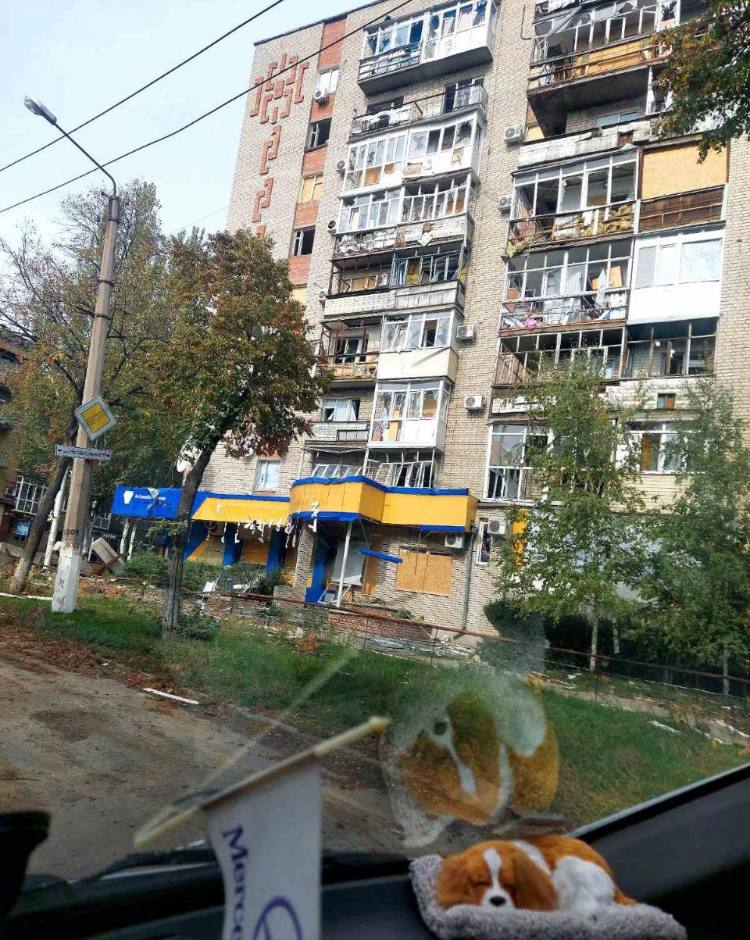 Бахмут после обстрелов