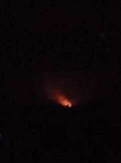 Пожар в районе Антоновского моста