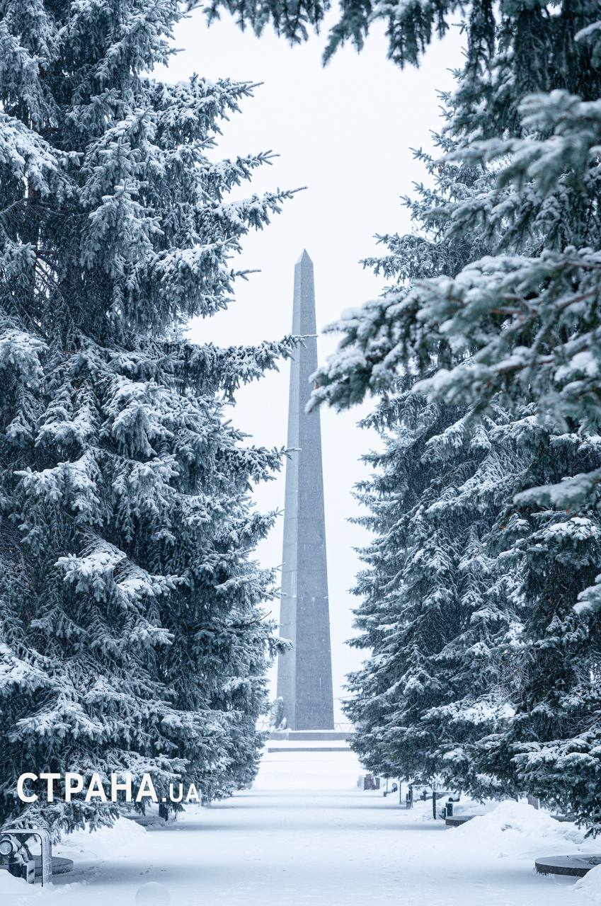 Заснеженный Киев