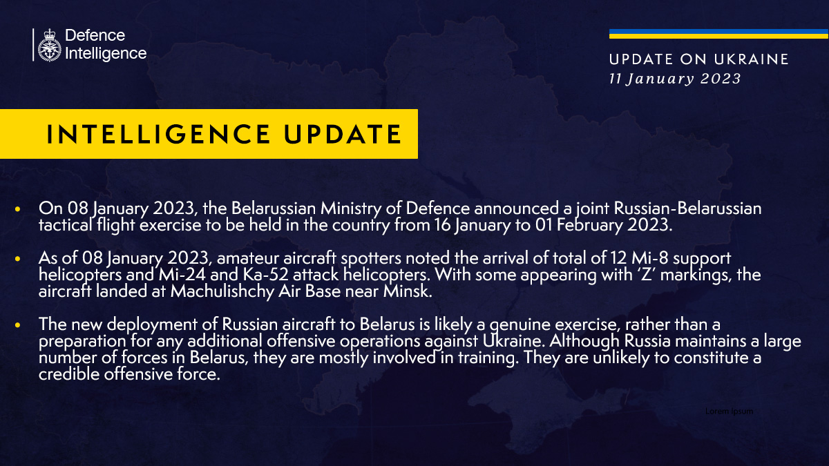 Разведка Британии рассказала, зачем Россия стягивает войска в Беларусь