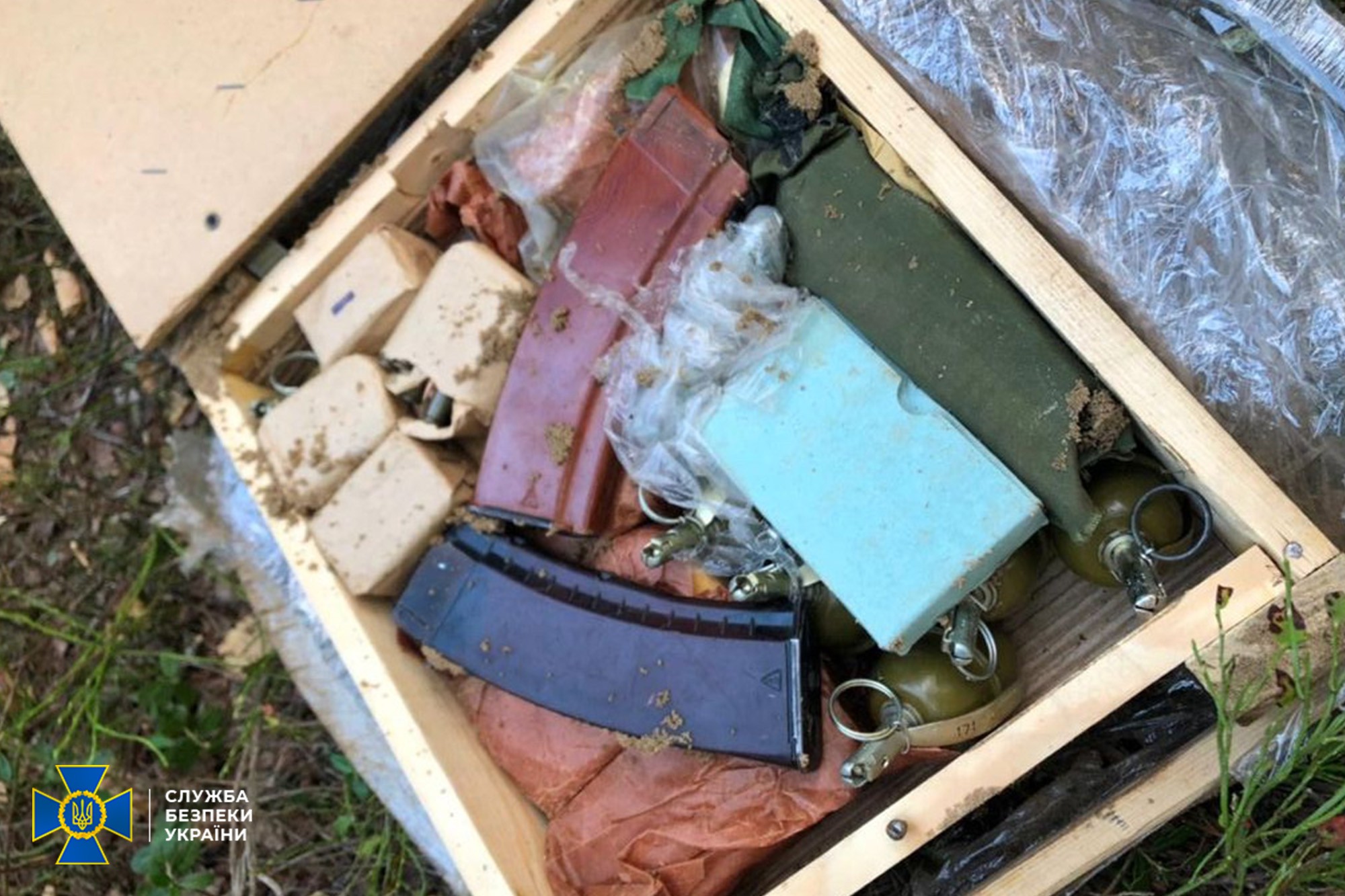 схрон обнаружили на границе с Беларусью