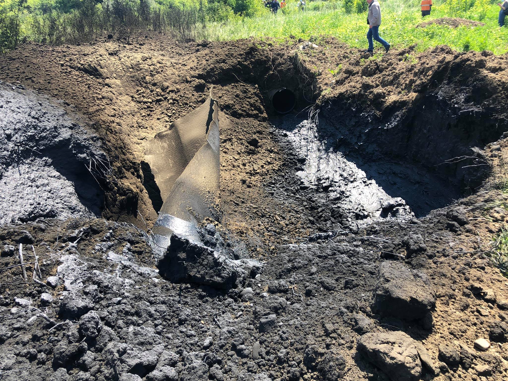 на газопроводе в Прикарпатье произошел взрыв