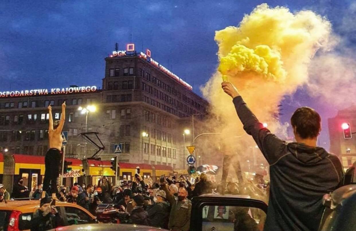 акции протеста в Польше