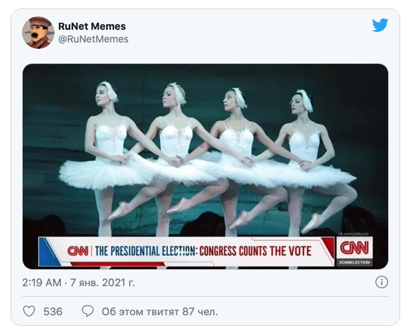 Лебединое озеро по CNN