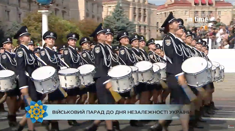 военный парад день незалежности 