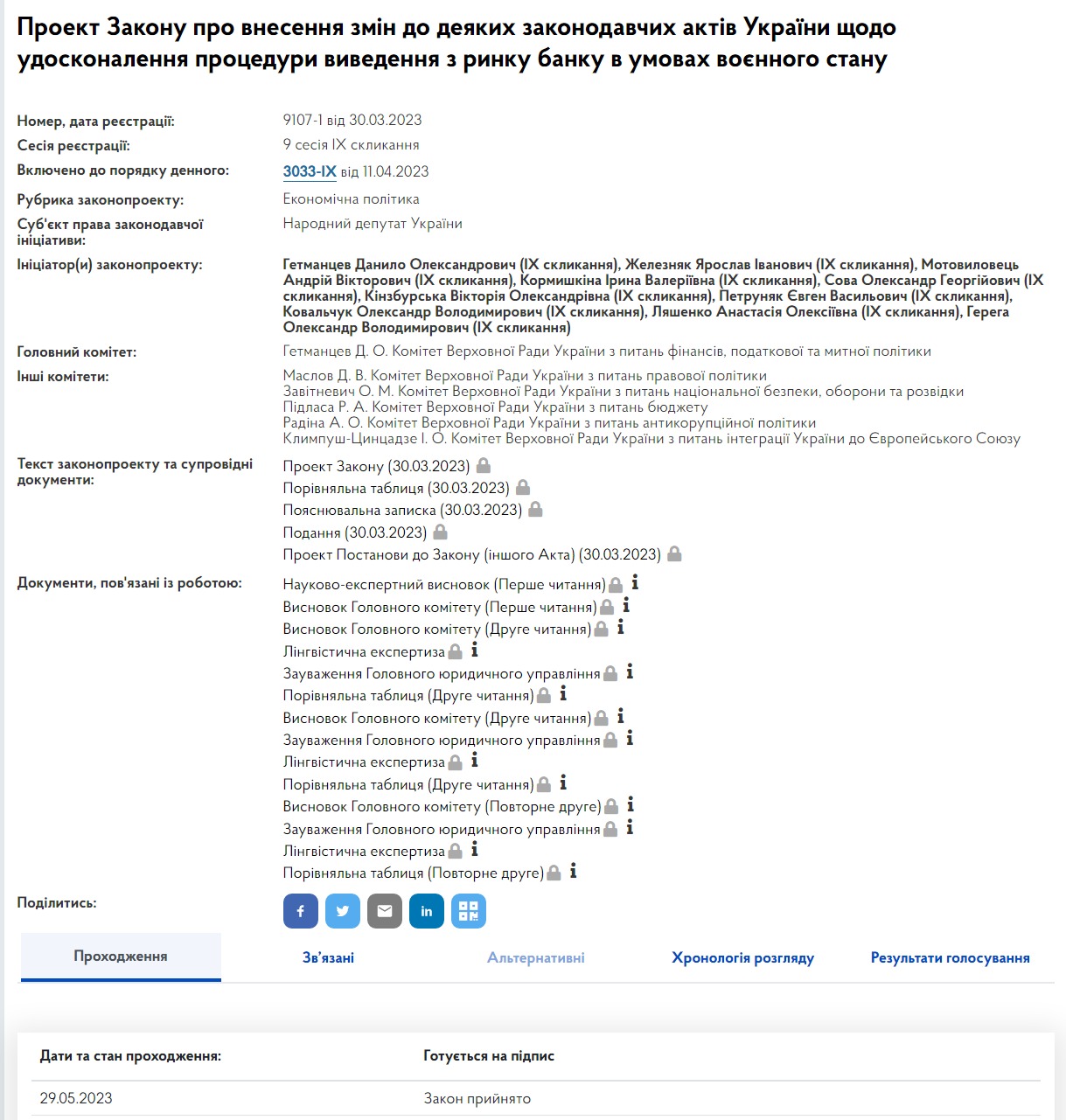 Карточка законопроекта
