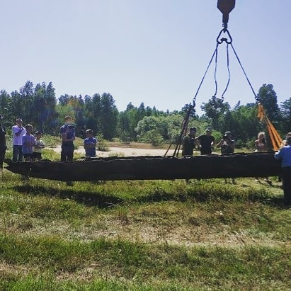 В Житомирской области нашли древлянскую лодку