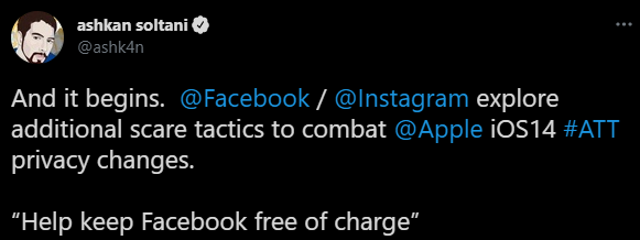 Facebook и Instagram просят пользователей помочь им "оставаться бесплатными" и разрешить им сбор личных данных