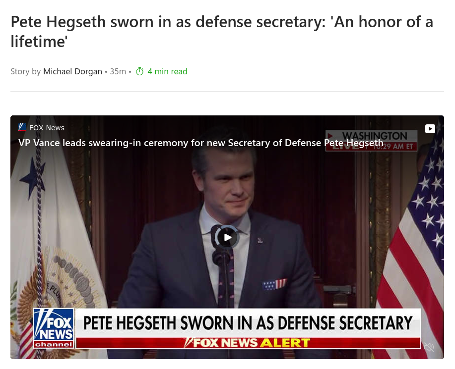 Снимок заголовка на msn.com