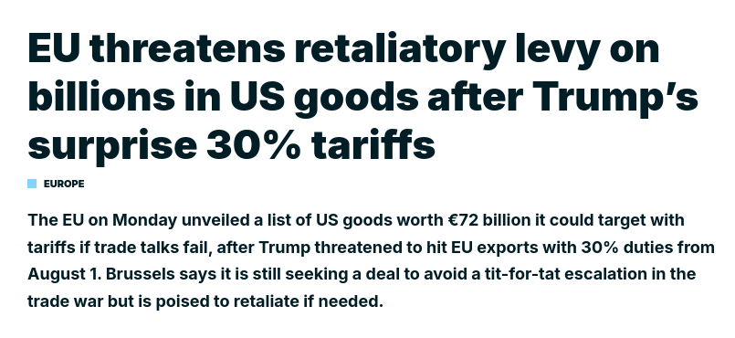 Снимок заголовка на france24.com